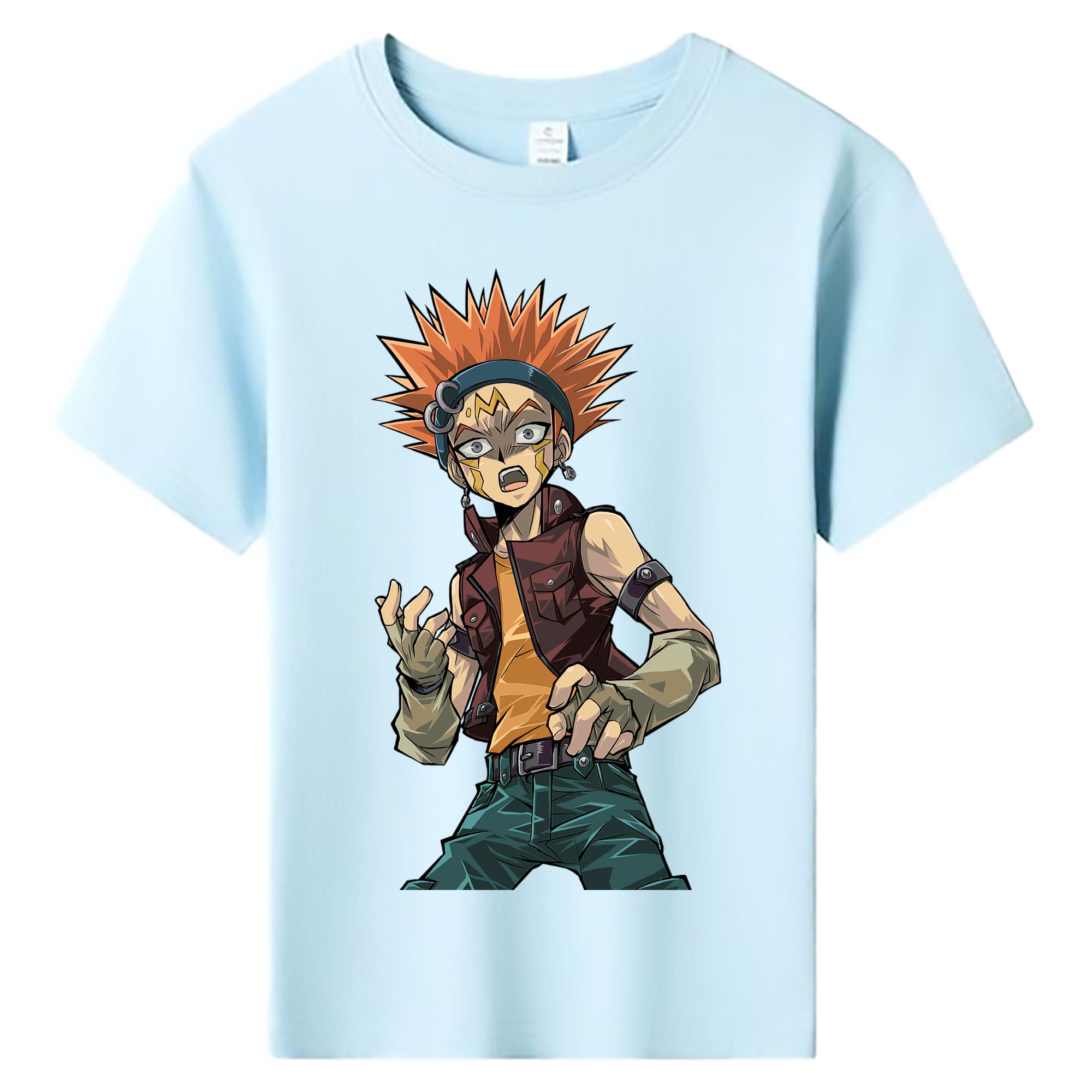 （画像用） 遊☆戯☆王 Yu-Gi-Oh! 綿100％キッズTシャツ（フロントプリント）